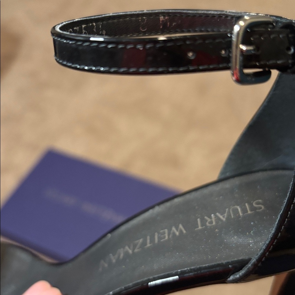 Stuart Weitzman Black Patent Leather Heels - Picture 7 of 7